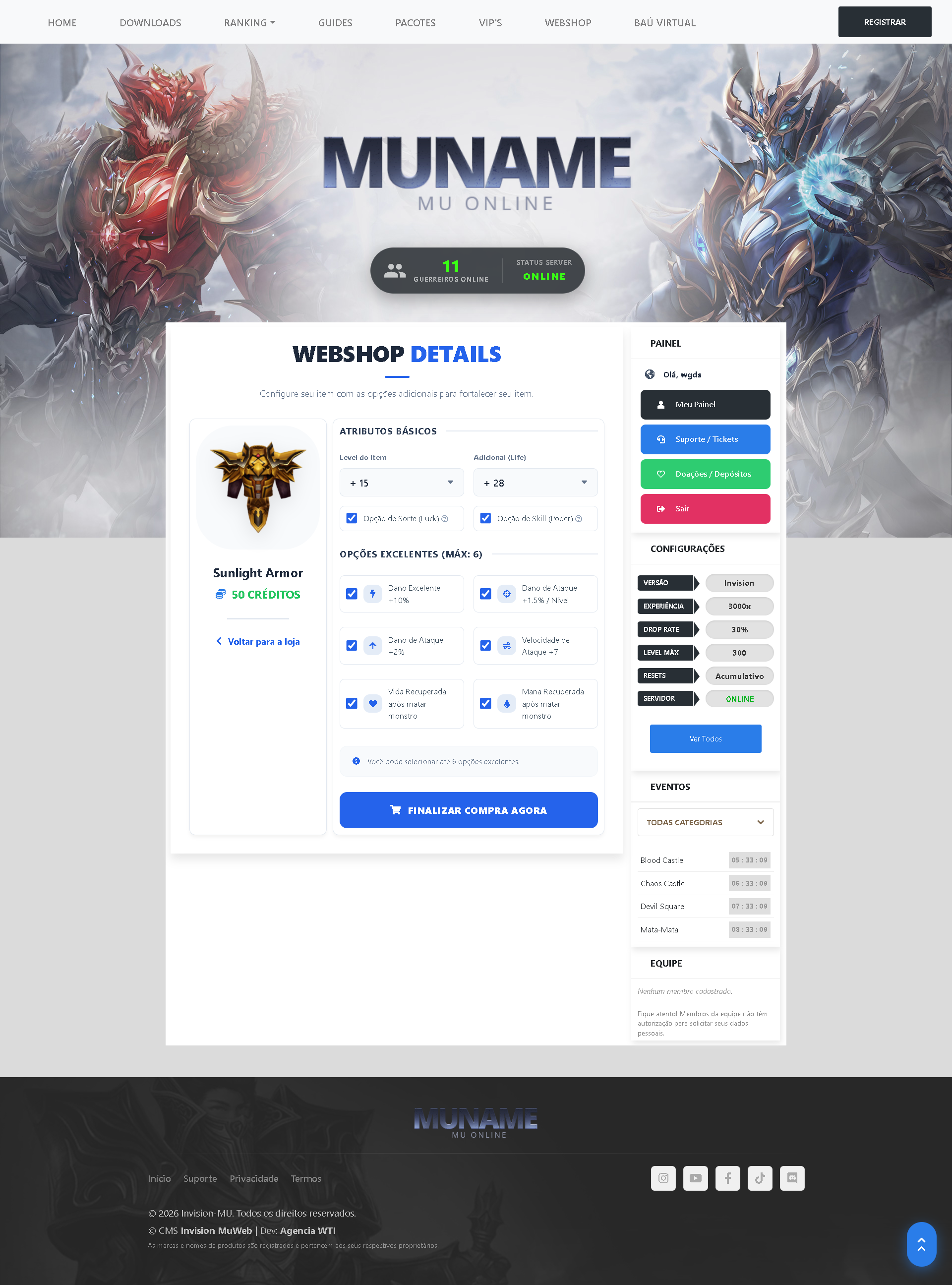 WebShop Integrado